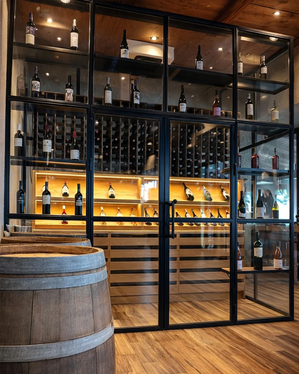 Stoupa restaurant wine cellar